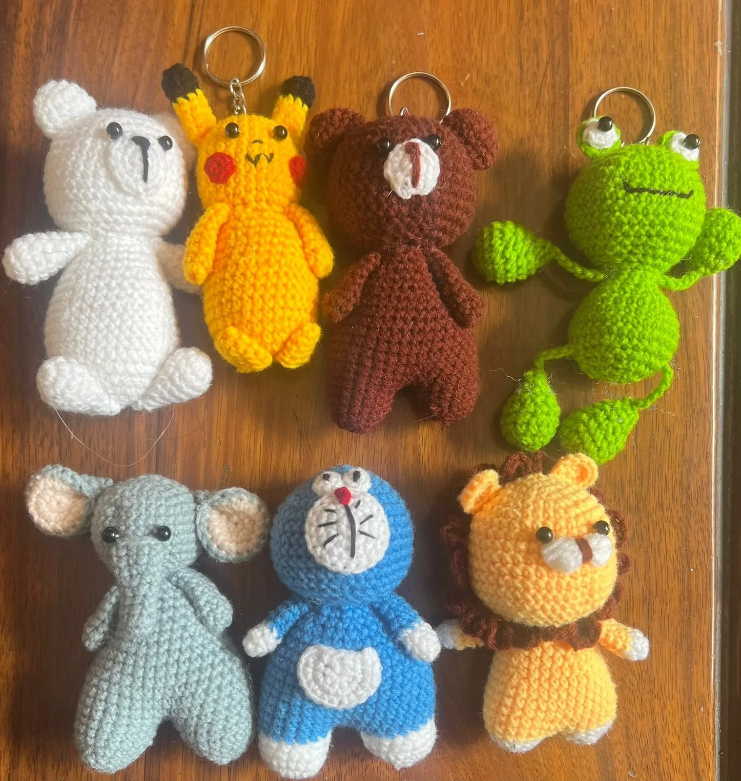 Colourful crochet creations
